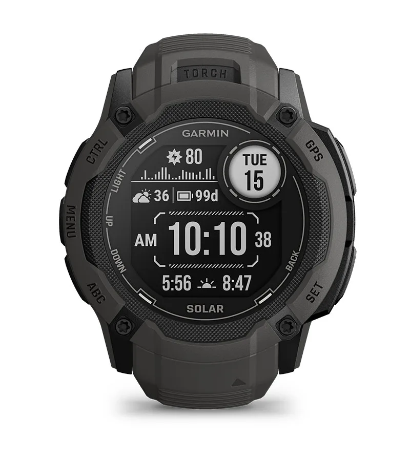 Zegarek taktyczny Garmin Instinct 2X Solar – Grafitowy