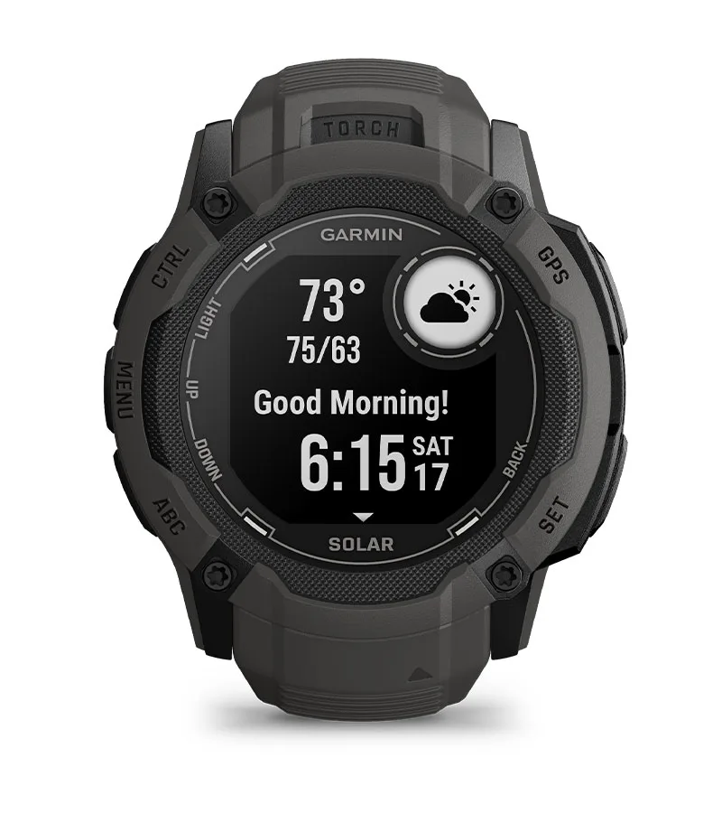 Zegarek taktyczny Garmin Instinct 2X Solar – Grafitowy