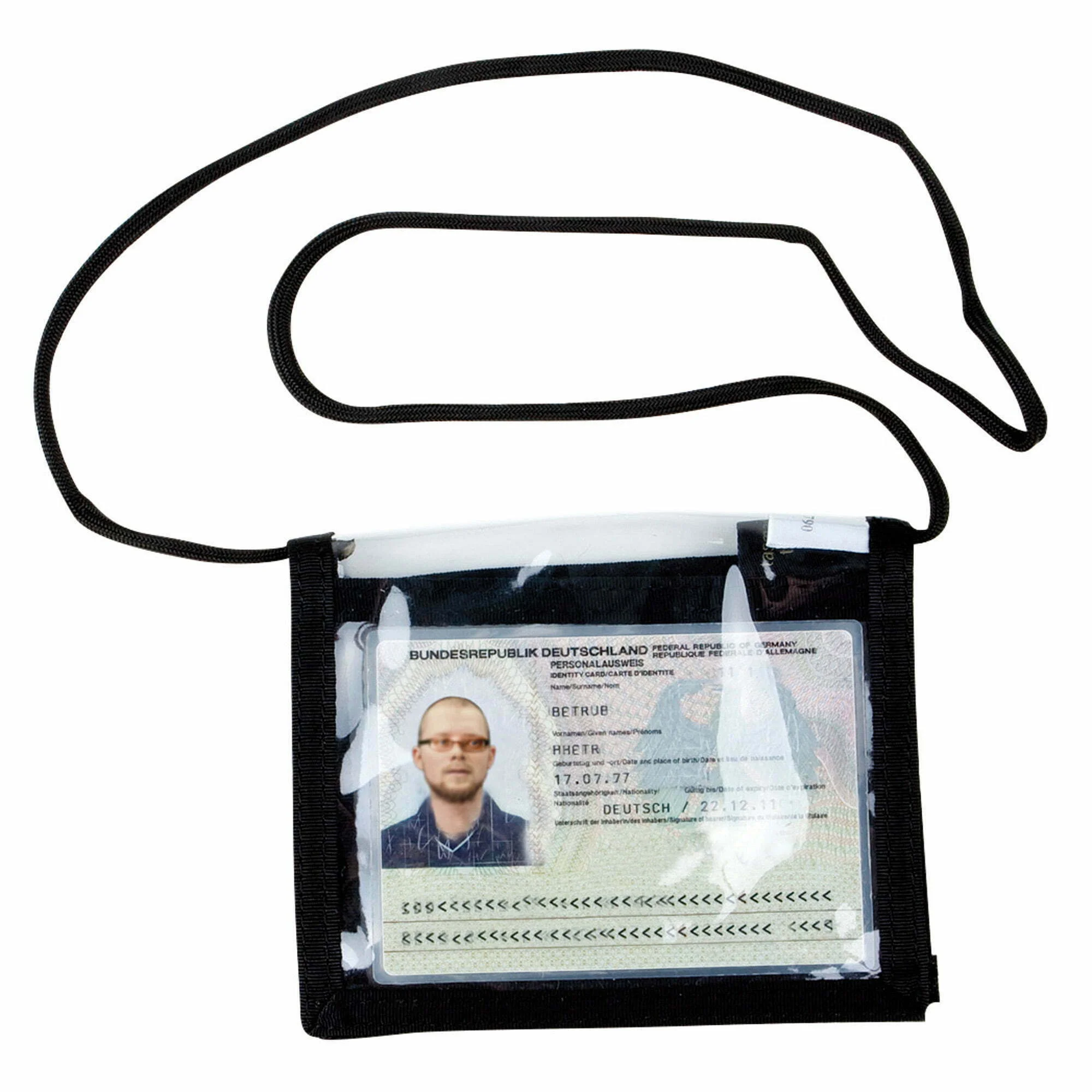 Etui na identyfikator Tasmanian Tiger ID Holder - Czarne