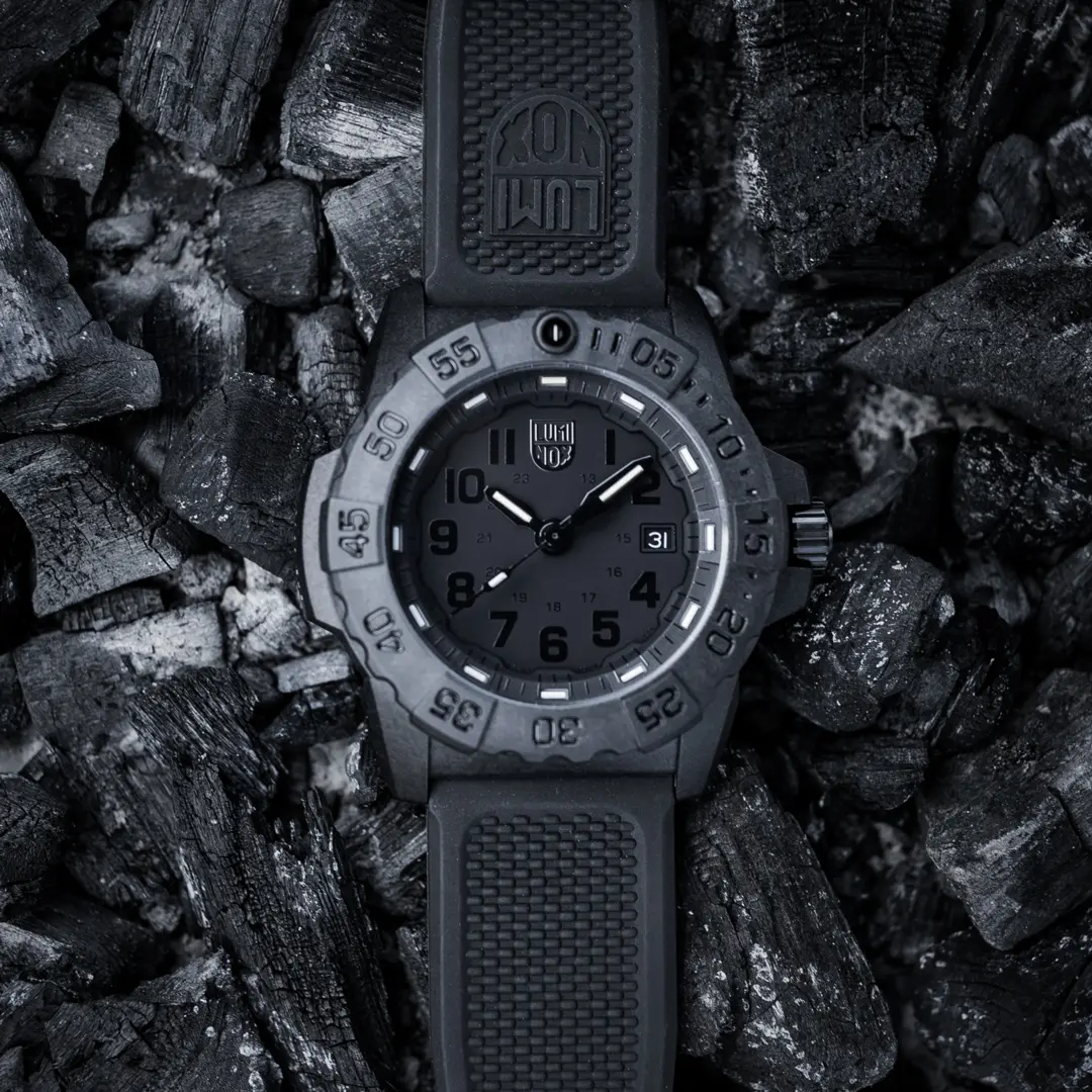 LUMINOX Zegarek Kwarcowy Navy SEAL 3500 Series XS.3501.BO.F – czarny